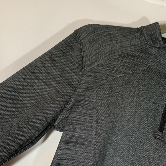 Under Armour Grey Quarter Zip Sweater Top - Picture 3 of 9